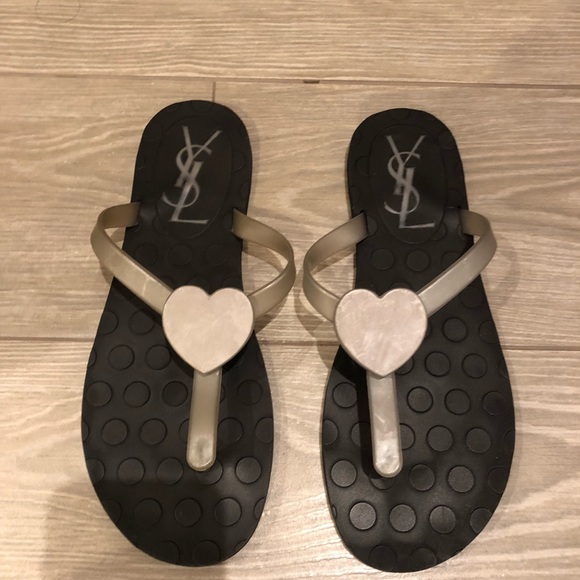 ysl flip flops